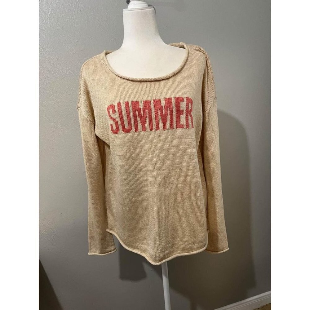 Marled Reunited Clothing Knitted Sweater Size Large